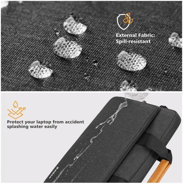 Alt view image 2 of 5 - NIDOO Laptop Shoulder Bag 16-15.6 inch Computer Sleeve Carrying Case Compatible with 16" MacBook Pro M3 M2 / 16" Legion 7i / Legion Pro 5i / 15.6" XPS 15 / Acer Nitro 5 / Legion 5 / ThinkPad E15 L15