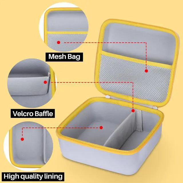 Alt view image 4 of 5 - Lebakort Hard Case Compatible with Kodak Dock Plus 4PASS / Kodak Dock Premium 4x6 Portable Instant Photo Printer (Black Case)
