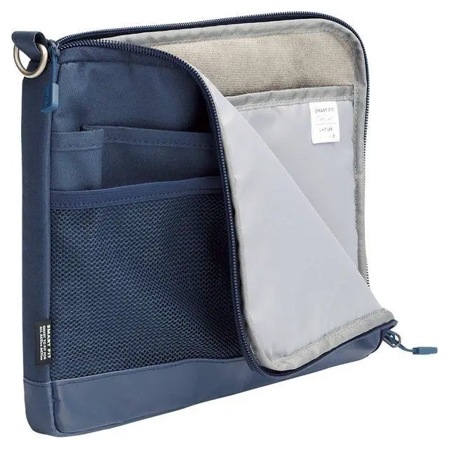 Alt view image 4 of 5 - LIHITLAB Laptop Sleeve, Water & Stain Repellent, Horizontal, 13.4" x 9.8", Red (A7681-3)