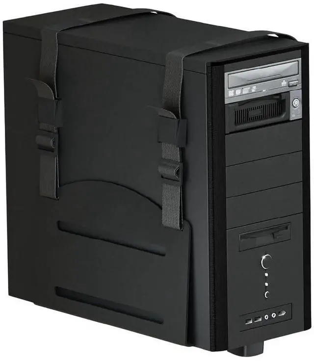 Main image of Mount Plus MP-CPB-2 Wall Mount CPU and Game Console Holder | Adjustable Width 4.8in to 8.3in | Metal Mounting Bracket for Desktop PC, Computer Tower, Game Console, APS Back-UPS, CyberPower UPS System