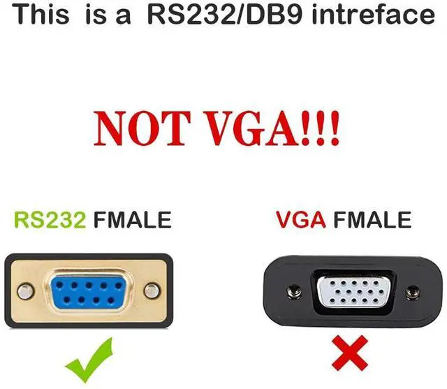 Alt view image 5 of 5 - OIKWAN USB 2.0 to Male DB9 Serial Cable +USB Type C to RS232 DB9 Serial Port Adapter Cable