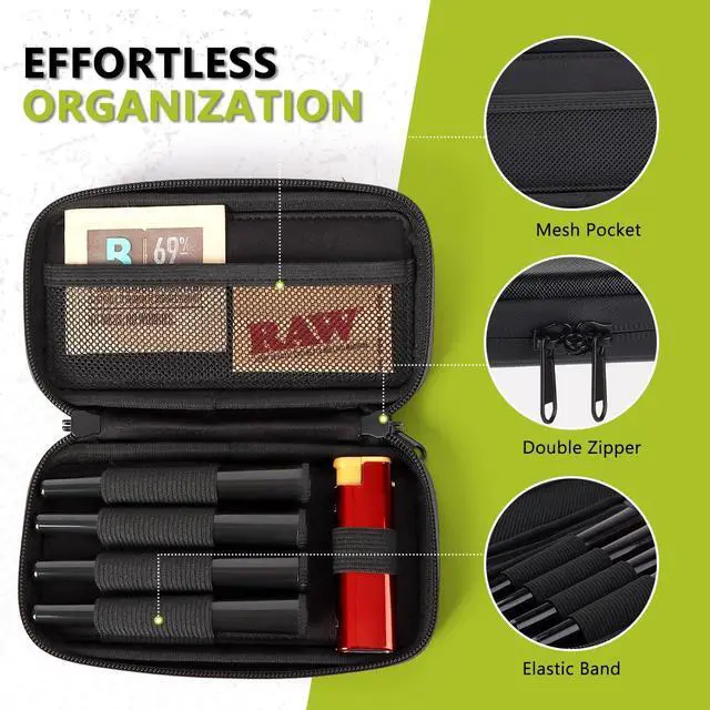 Alt view image 2 of 5 - Storage Case with 4 Tubes and Aluminum Metal Tube