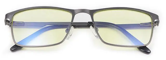 Main image of PEEPAI Blue Light Blocking Glasses UV400 Anti Eyestrain Computer Gaming Blue Light Screen Blocker Metal Eyewear for Men Women