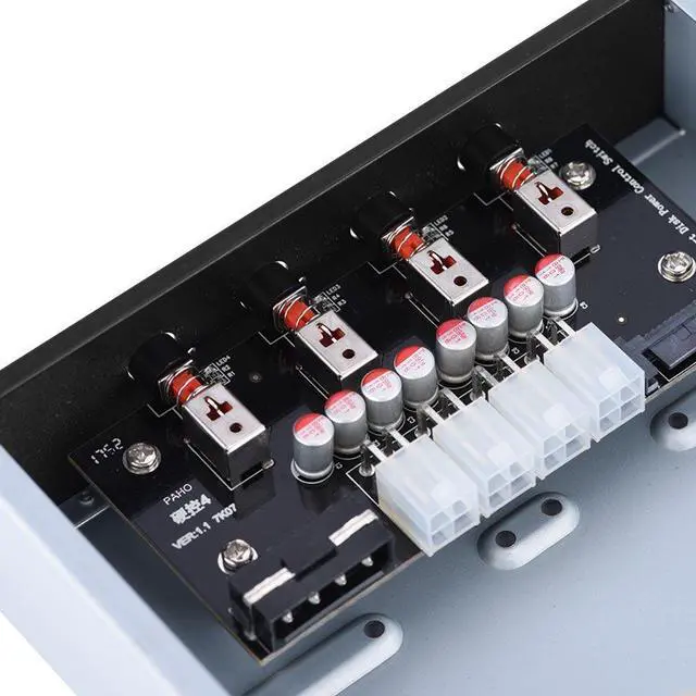 Alt view image 4 of 5 - HDD Power Control Switch, Hard Drive Selector SATA Drive Switcher for Desktop PC Computer