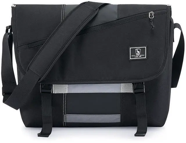 Main image of OIWAS Messenger Bag for Men, 14 Inch Laptop Crossbody Bags Women Casual Satchel Shoulder Bag College Travel Office Briefcase