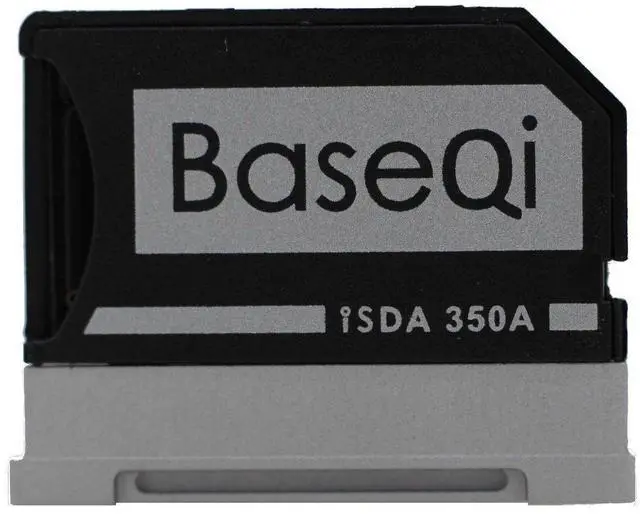 Main image of BASEQI Aluminum MicroSD Adapter for Microsoft Surface Book 13.5" (Model-350A) - Add up to 1TB of extra storage space