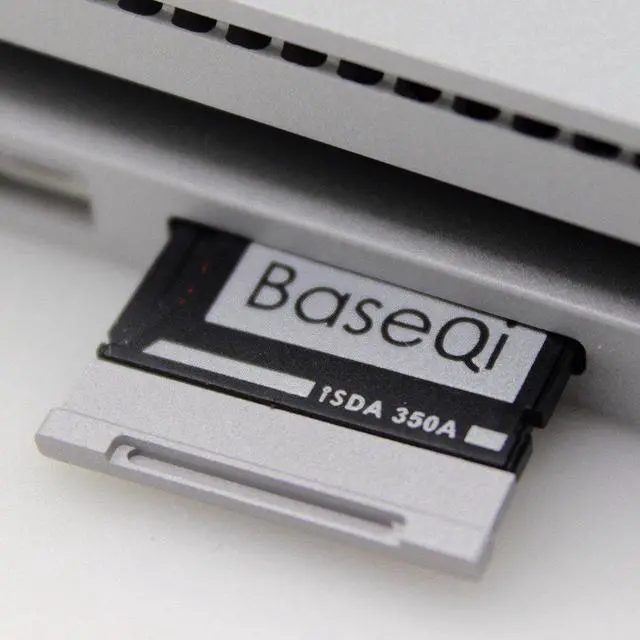 Alt view image 4 of 5 - BASEQI Aluminum MicroSD Adapter for Microsoft Surface Book 13.5" (Model-350A) - Add up to 1TB of extra storage space