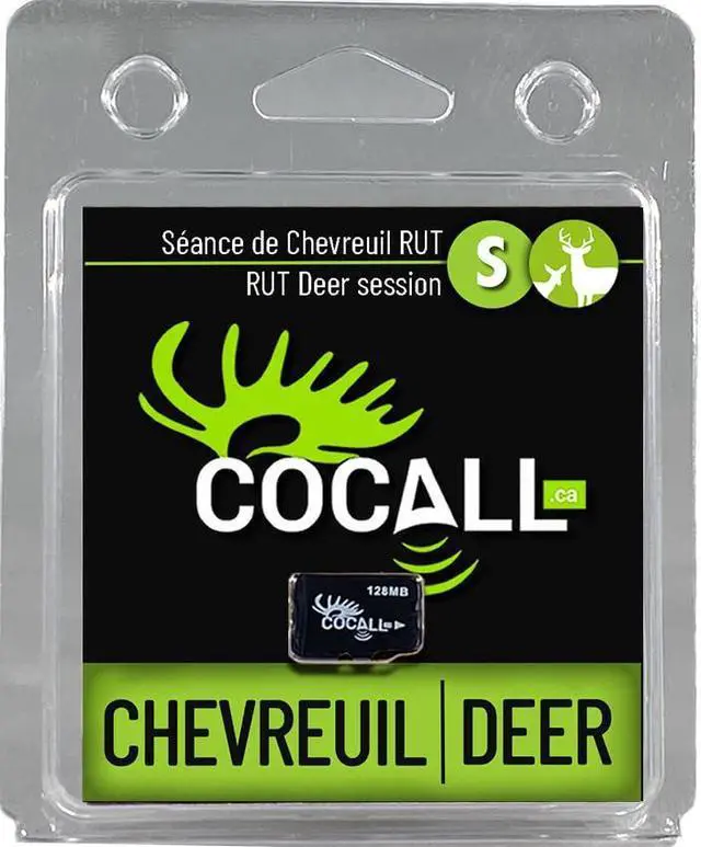 Main image of COCALL Deer Sound Card - Call Session for Hunting (Rut Session, 35 Minutes) - Micro SD Card for Cocall 2X - Replicates Real Deer Interactions - Press Play and Let it Play