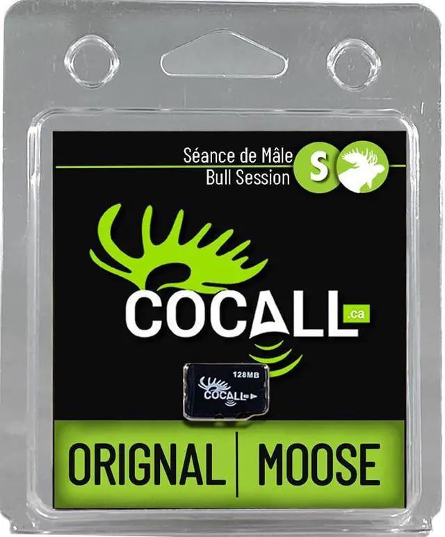Main image of COCALL Moose Sound Card - Call Session for Hunting (Bull Moose Session, 12 Minutes) - Micro SD Card for Cocall 2X - Replicates Real Moose Interactions - Press Play and Let it Play