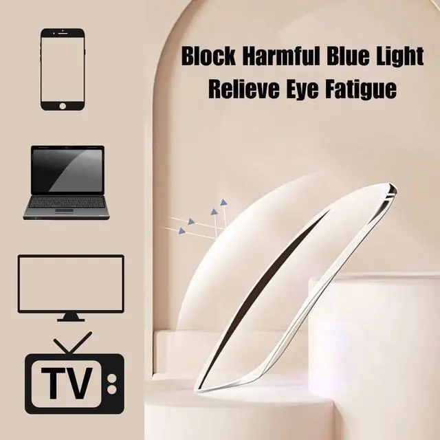 Alt view image 3 of 4 - Optifine Round Blue Light Blocking Glasses for Women Men Computer Reading Eyeglasses Frame Black 2.0