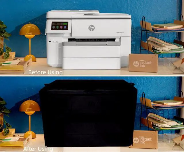 Alt view image 5 of 5 - Heavy Duty Waterproof Printer Dust Cover For HP OfficeJet Pro 9730e/7740 Wide Format Wireless All-in-One Color Inkjet Printer