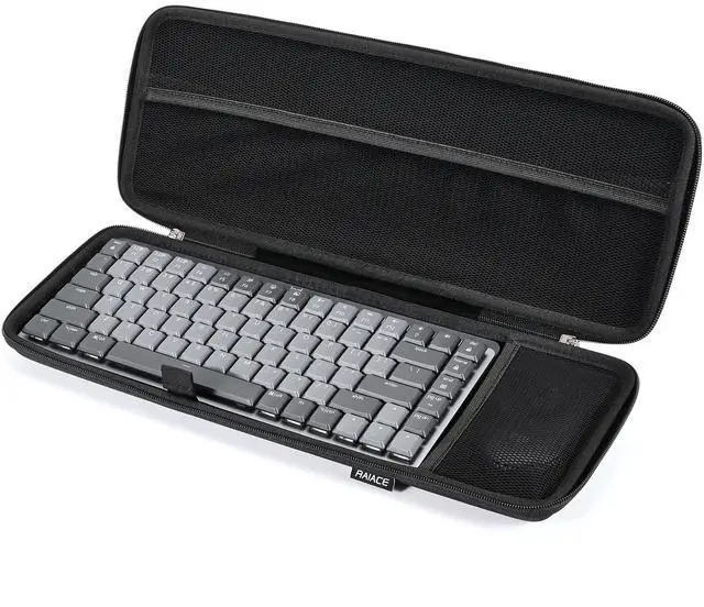 Alt view image 5 of 5 - RAIACE Hard Storage Case Compatible with Logitech MX Keys Mini Mechanical Wireless Illuminated Performance Keyboard. (Case Only) - Black