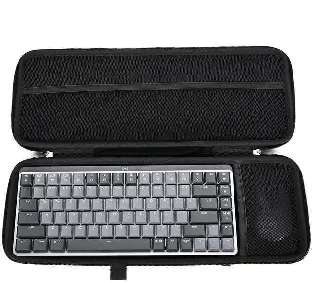 Main image of RAIACE Hard Storage Case Compatible with Logitech MX Keys Mini Mechanical Wireless Illuminated Performance Keyboard. (Case Only) - Black