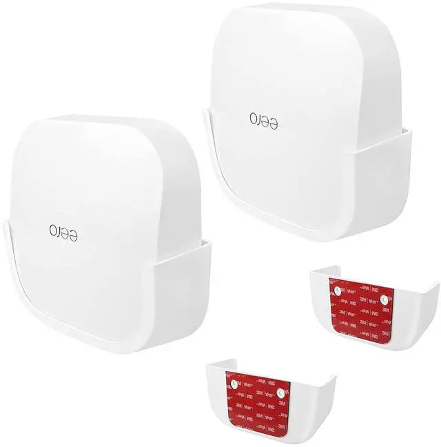 Main image of Wall Mount for eero Pro 6, Screwless VHB Holder for Mounting eero Pro 6 Tri-Band mesh Wi-Fi 6 Without Drilling (Strongly Adhesive, 2 Pack)