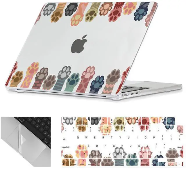 Main image of Se7enline Compatible with MacBook Air 15 inch Case Model A2941/A3114/A3241 for 2025 2024 2023 15.3-inch MacBook Air with Hard Shell Case&Keyboard Cover Skin&Touchpad Protector,Cat Claw Surrounding