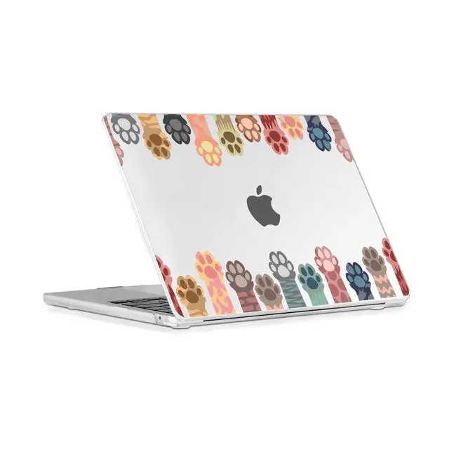 Alt view image 4 of 5 - Se7enline Compatible with MacBook Air 15 inch Case Model A2941/A3114/A3241 for 2025 2024 2023 15.3-inch MacBook Air with Hard Shell Case&Keyboard Cover Skin&Touchpad Protector,Cat Claw Surrounding