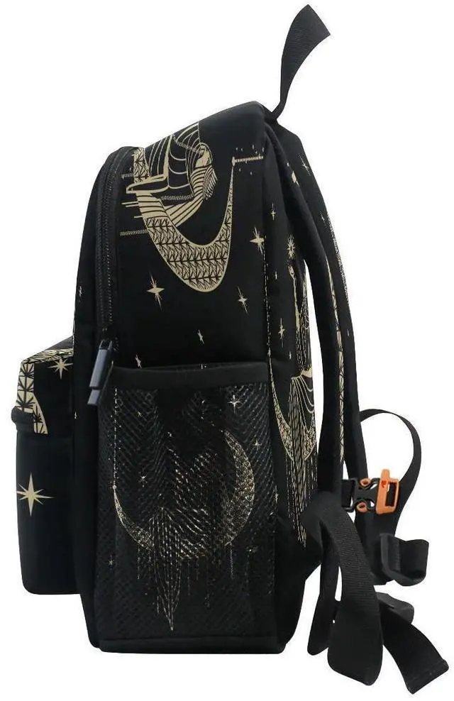 Alt view image 4 of 5 - Cute Toddler Backpack Mini Travel Bag Sacral Night Girl on Moon for Baby Girl Boy Age 3-7