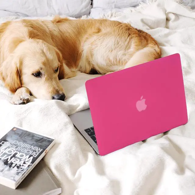 Alt view image 2 of 5 - Seorsok Compatible with MacBook Air 15 inch Case 2023 2024 Release A2941 M2&M3 A3114 Touch ID,Ultra Thin Laptop Plastic Hard Shell Case&Keyboard Skin,Hot Pink