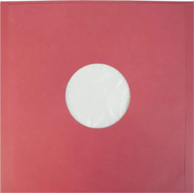 Alt view image 4 of 5 - (25) 12 Premium Red Polylined Record Inner Sleeves - Archival Quality, Heavyweight Paper & Plastic - 12IARE