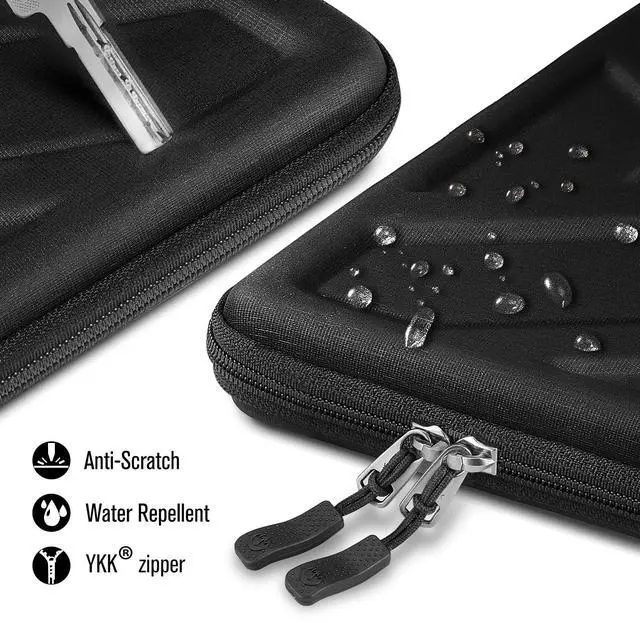 Alt view image 4 of 5 - SITHON Hard Shell Laptop Sleeve Case for 11.6-inch Chromebook, Shock Absorption Computer Carrying Bag for 11.6" Samsung Chromebook 4/3/2, 12.4" Surface Laptop, 11.6'' Lenovo/Acer/HP Ultrabook (Black)