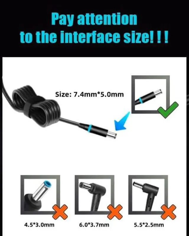 Alt view image 3 of 5 - SLRIOYS 180W Charger Compatible with Dell Alienware m15 m17 17 15 14 13 M17x M15x M14x M11x Alpha/Area-51m R1 R2 R3 R4 R5 R6 R7 Laptop (Compatible 150W 130W) Replacement Power Adapter