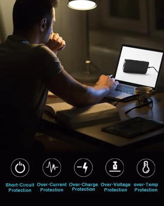 Alt view image 5 of 5 - SLRIOYS 180W Charger Compatible with Dell Alienware m15 m17 17 15 14 13 M17x M15x M14x M11x Alpha/Area-51m R1 R2 R3 R4 R5 R6 R7 Laptop (Compatible 150W 130W) Replacement Power Adapter