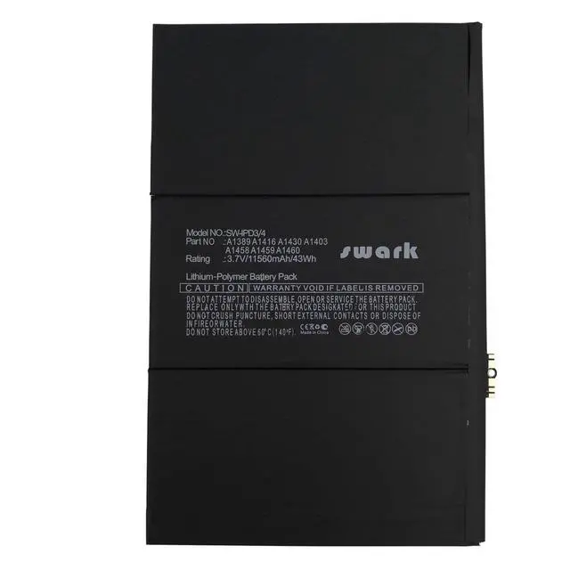 Alt view image 2 of 4 - SWARK Replacement A1389 Battery Compatible with 3 3rd 4 4th A1389 A1416 A1430 A1403 A1458 A1459 A1460 616-0586 616-0593 616-0604 969TA103H 969TA110H with Tools