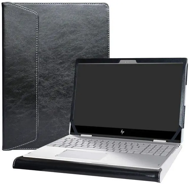 Main image of Alapmk Protective Case for 15 inch MacBook Pro 15 (A1398) 2012-2015 & 15.6 inch HP Envy X360 15 15-cnXXXX 15m-cnXXXX 15-cpXXXX 15m-cpXXXX Laptop[Not fit Envy X360 15 15-apXXX 15-bqXXX 15-bpXXX],Black