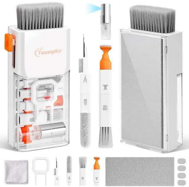 Alt view image 2 of 5 - Laptop Cleaning Kit Keyboard Cleaner, Keyboard Cleaning Kit Electronics Cleaning Tool,White +SkyBlue