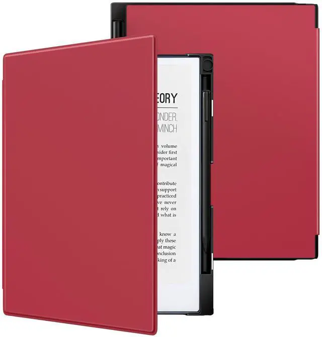 Main image of TiMOVO Case Compatible for Remarkable 2 Tablet, Slim Lightweight Stand Hard Back Shell Protective Cover with Pen Holder Compatible with Remarkable 2 Paper Tablet 10.3" 2020 Released, Wine Red