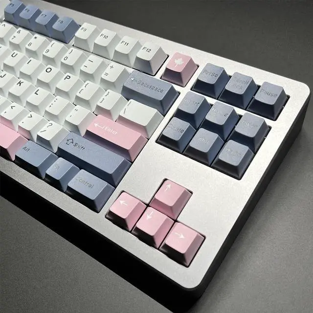 Alt view image 3 of 5 - 163 Keys Fuji Keycaps Cherry Doubleshot Keycaps Set Fit for ISO ANSI 95% 75% 65% 60% Mechanical Keyboard Cherry Mx Switches