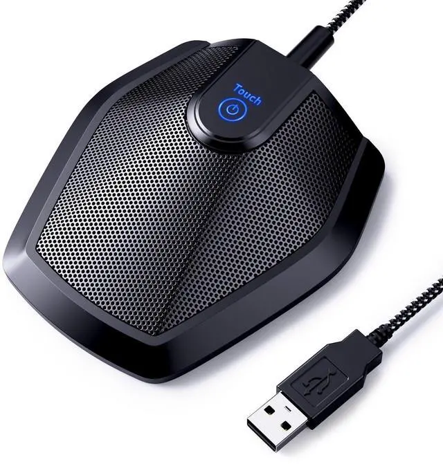 Main image of TONOR Conference USB Microphone, Omnidirectional Condenser PC Mic for Video Conference, Recording, Skype, Online Class, Court Reporter, Plug & Play Compatible with Mac OS X Windows PC Compute, G11
