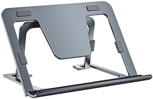 Main image of Tablet Stand Adjustable & Foldable, Slim Portable Aluminum Tablet Holder for Desk, Compatible with iPad Pro/Air/Mini, Samsung Tab, Surface Pro, Kindle Fire (7-13") (Gray)