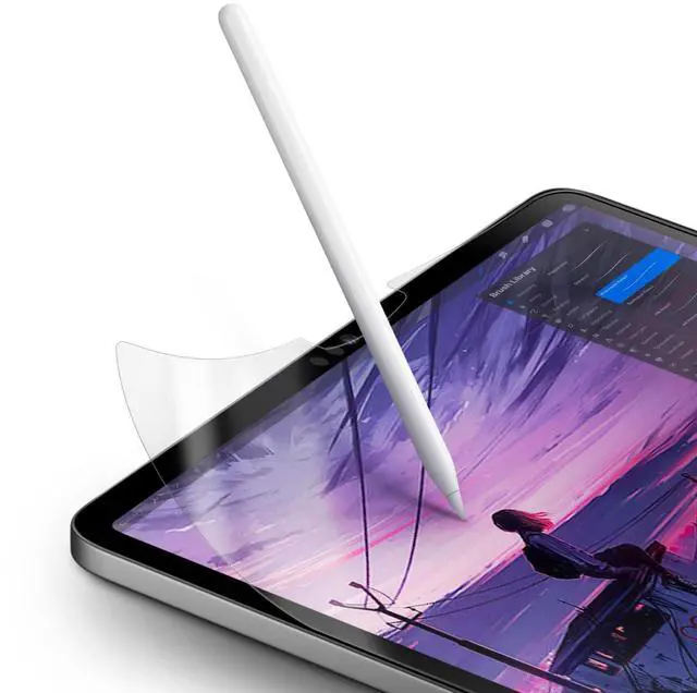 Alt view image 3 of 5 - UNIQ OPX Paper-Sketch Screen Protector Compatible with IPAD PRO 11 (1-4TH GEN) and AIR 10.9