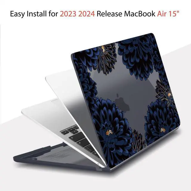Alt view image 5 of 5 - [(CASE for MacBook Air 15 INCH)]  - Only Compatible with M3 M2 MacBook Air 15 inch 2023 2024 Release with Liquid Retina Display & Touch ID, Model: A3114/A2941.