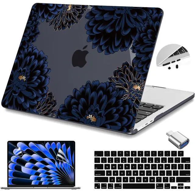 Main image of [(CASE for MacBook Air 15 INCH)]  - Only Compatible with M3 M2 MacBook Air 15 inch 2023 2024 Release with Liquid Retina Display & Touch ID, Model: A3114/A2941.