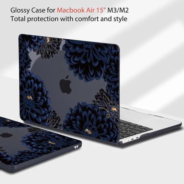 Alt view image 4 of 5 - [(CASE for MacBook Air 15 INCH)]  - Only Compatible with M3 M2 MacBook Air 15 inch 2023 2024 Release with Liquid Retina Display & Touch ID, Model: A3114/A2941.