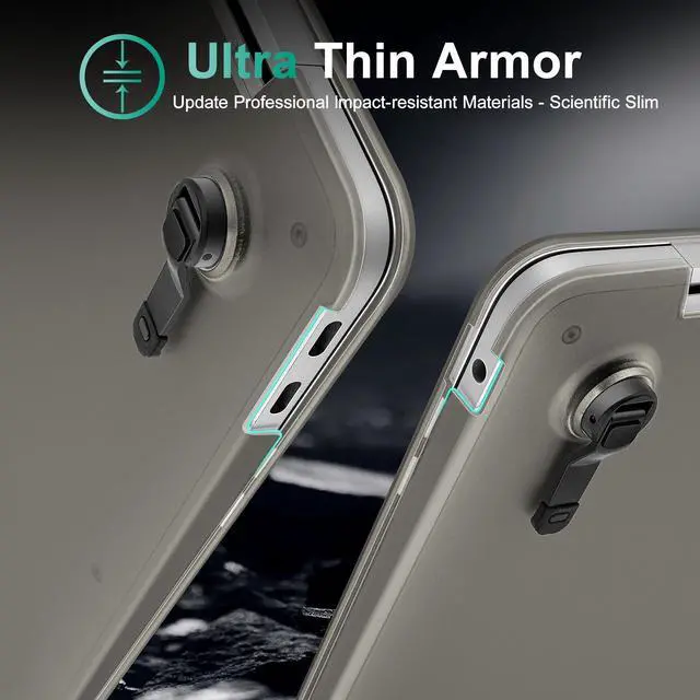 Alt view image 3 of 5 - Tuiklol Case for MacBook Air 13 inch 2022 2020 2019 2018 Release M1 A2337 A2179 A1932,Plastic Laptop Hard Shell Case for Retina Display and Touch ID with MacBook Air 13.3'' Cover, Gary