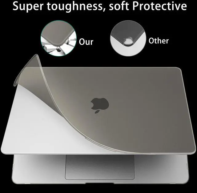 Alt view image 4 of 5 - Tuiklol Case for MacBook Air 13 inch 2022 2020 2019 2018 Release M1 A2337 A2179 A1932,Plastic Laptop Hard Shell Case for Retina Display and Touch ID with MacBook Air 13.3'' Cover, Gary