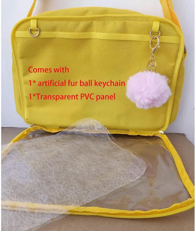 Alt view image 2 of 5 - Tipiho Women Duffle Bag JK Handbag Pvc Canvas Shoulder Bag (white)