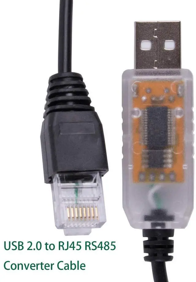 Alt view image 4 of 5 - Suamdoen USB to RJ45 RS485 Serial Programming Cable for Delta IFD6500 Communication RS485 Adapter Converter Cable Support Win10