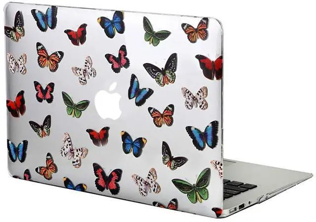Main image of Velvet Caviar MacBook Air 13 inch Case Butterfly - Fits Model A2179 - Cute Clear Protective Hard Cases with Keyboard Cover