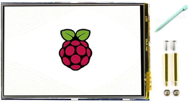 Main image of UeeKKoo 3.5 inch Touch Screen TFT LCD for Raspberry Pi 4B/3B+/3B/2B/Zero/Zero W/Zero WH 480x320 Pixel XPT2046 Controller SPI Interface