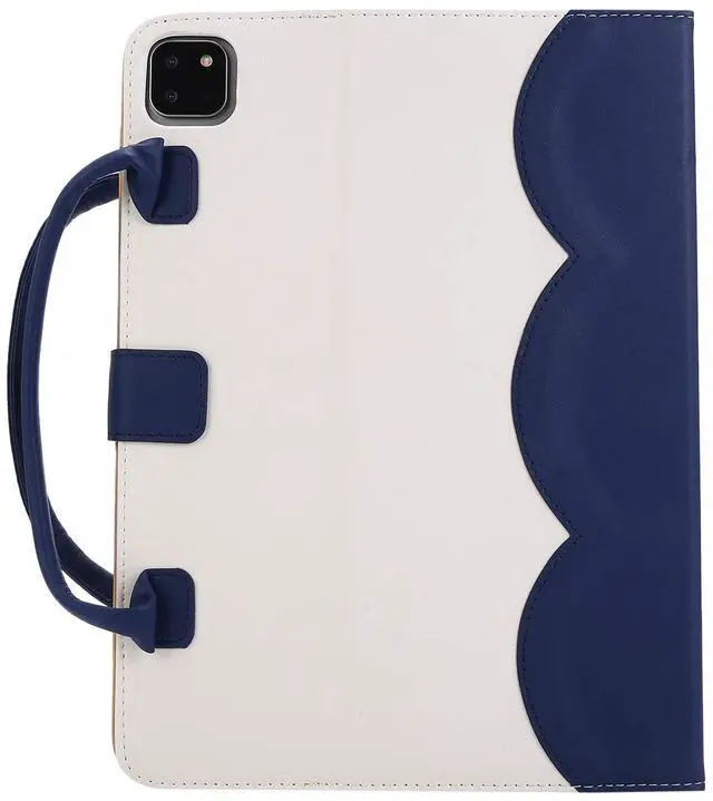 Alt view image 3 of 5 - Handbag Case for iPad Pro 11" (2018-2024) & iPad Air 11 2024 2025/Air 10.9", Techcircle Cute Bowknot Pocket Wallet Folio Stand PU Leather Carrying Case, Auto Sleep/Wake, Blue