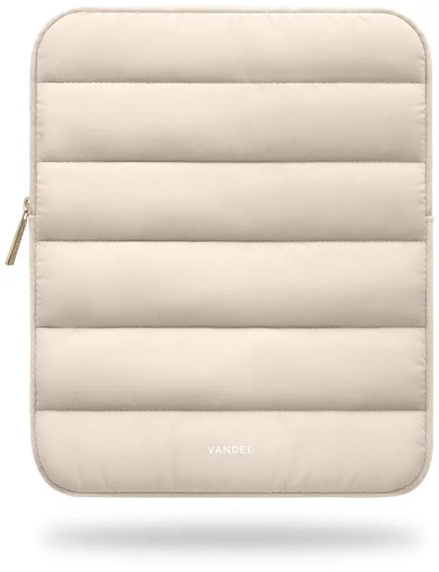 Main image of Vandel - The Original Puffy iPad Sleeve 9-11 Inch Tablet Sleeve, Beige i Pad Case for Women and Men, Cute iPad Air Pouch, 9 10 Inch, 11 Inch Bag