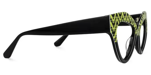 Alt view image 5 of 5 - VOOGLAM Oversize Cat Eye Blue Light Blocking Glasses for Women Anti UV Eyestrain Eyewear Adida GJGA904766-04