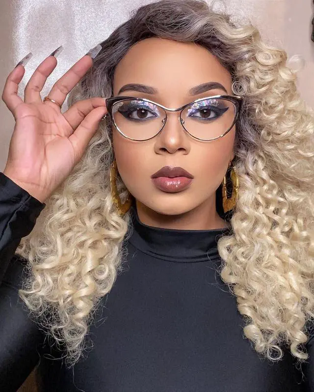 Alt view image 2 of 5 - VOOGLAM Blue Light Glasses for Women Cute Computer Office with Trending Frame Glasses Silver Annabelle VFM0176-01