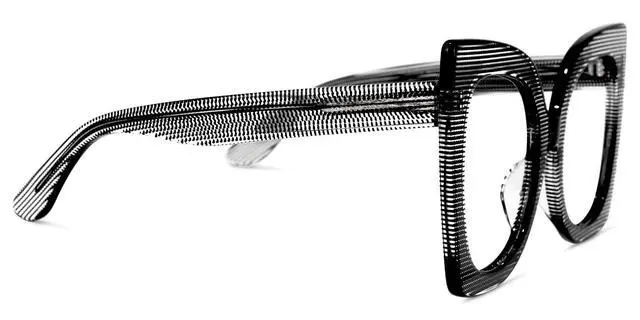 Alt view image 5 of 5 - Voogueme Oversize Square Frame Blue Light Glasses for Women Block UV Anti Eyestrain Eyewear Adrian GWA000487-04