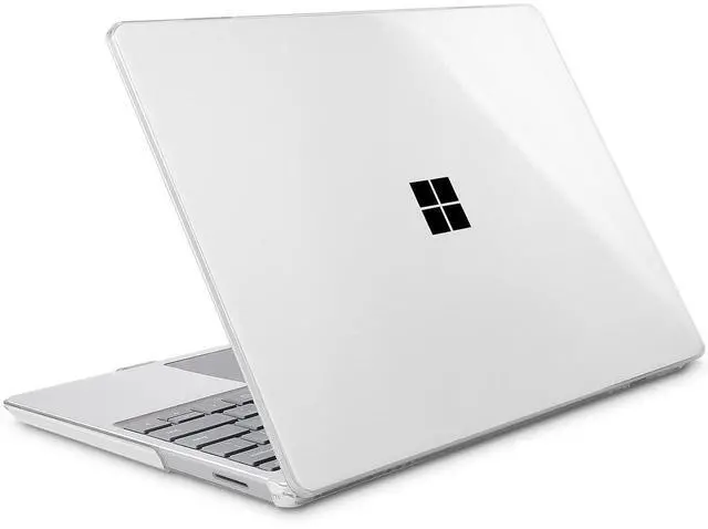 Alt view image 3 of 5 - Tuiklol Case for 12.4 Inch Microsoft Surface Laptop Go 3/2 / 1 2023-2020 Releases, Plastic Hard Shell Case with Screen Protector and Keyborad Cover +Dust Plugs Model 2013/1943,Crystal Clear