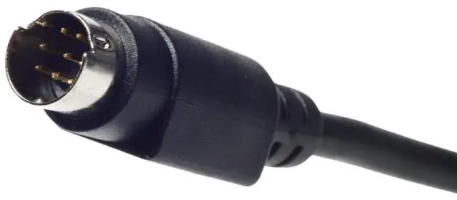 Alt view image 2 of 5 - Wirenest 12ft VISCA PTZ Daisy Chain Camera Control Cable for Sony EVI/BRC/SRG Series RS232 8 Pin Mini DIN to 8 Pin Mini DIN Serial